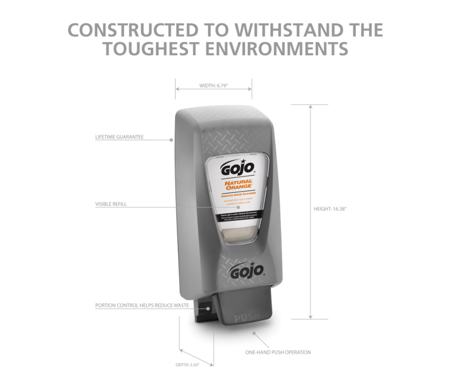 GOJO® PRO™ TDX™ 2000 Dispenser (2000 ml., 1 Dispenser/Case)